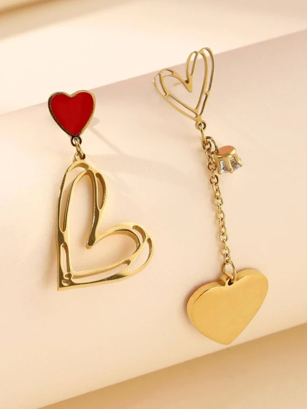 Kolczyki Different Hearts