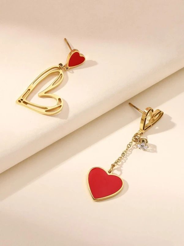 Kolczyki Different Hearts