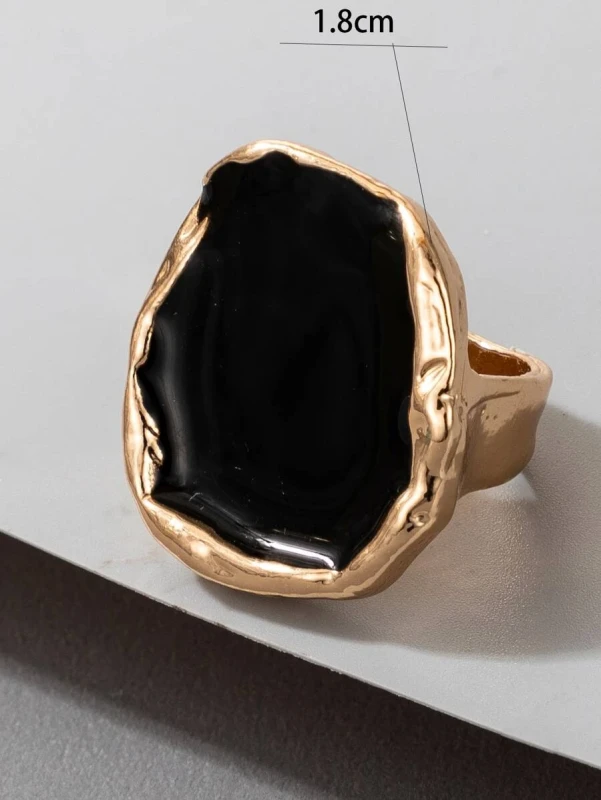 Pierścień Vintage Black