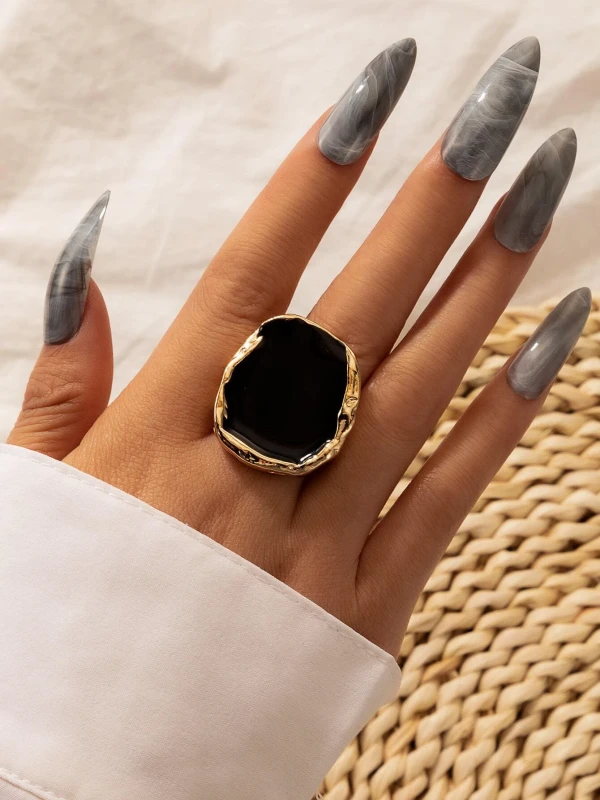 Pierścień Vintage Black