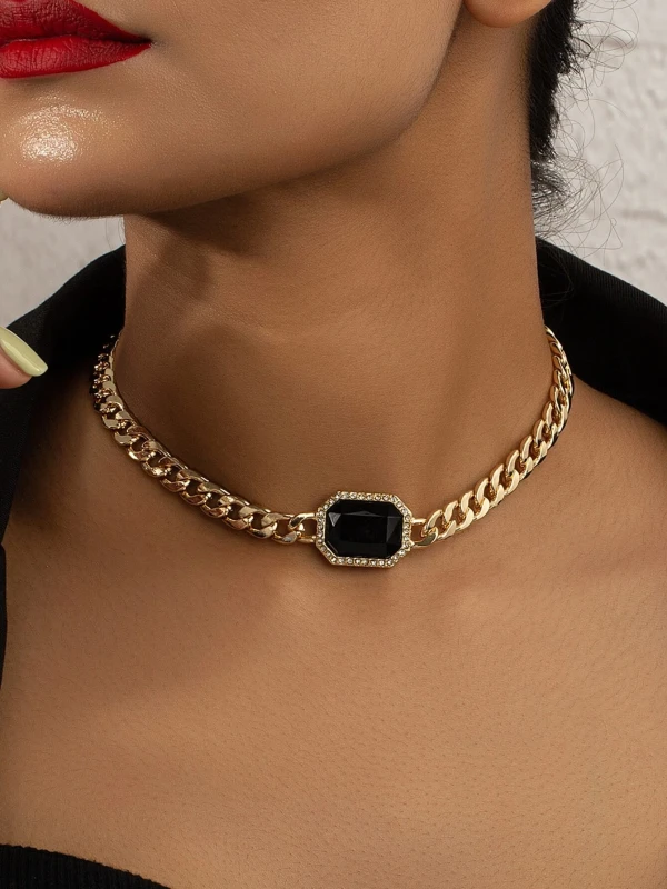 Naszyjnik Black Crystal
