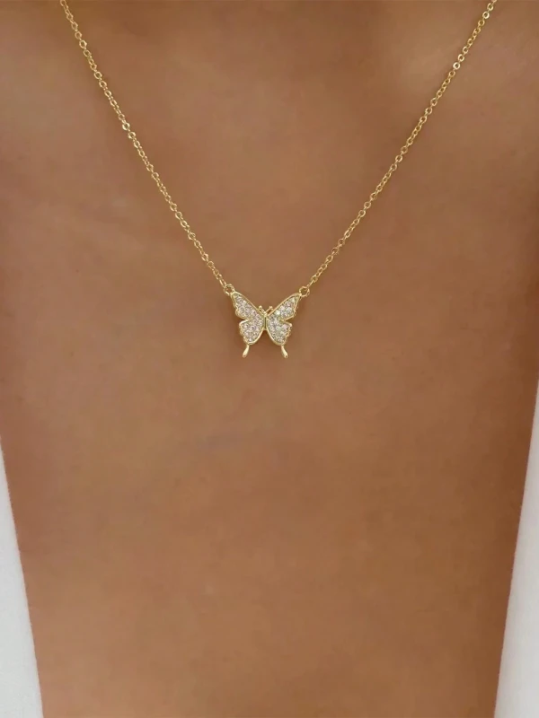 Naszyjnik Diamond Butterfly