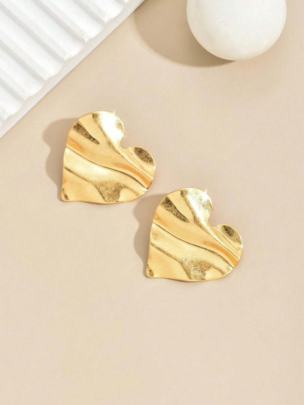 Kolczyki Retro Heart