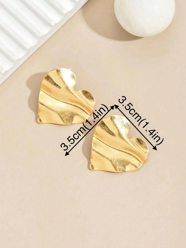 Kolczyki Retro Heart