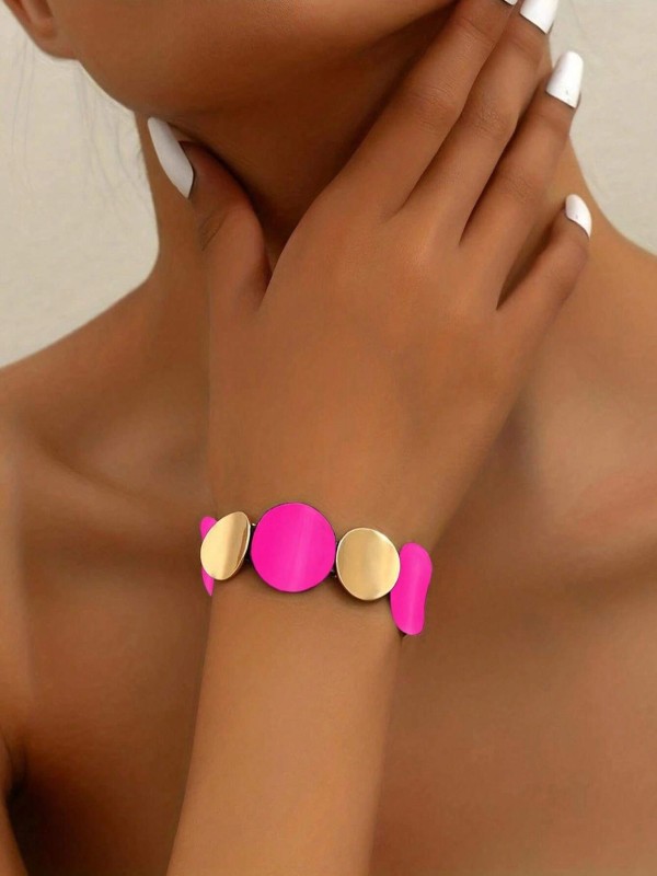 Bransoletka Pink and Gold