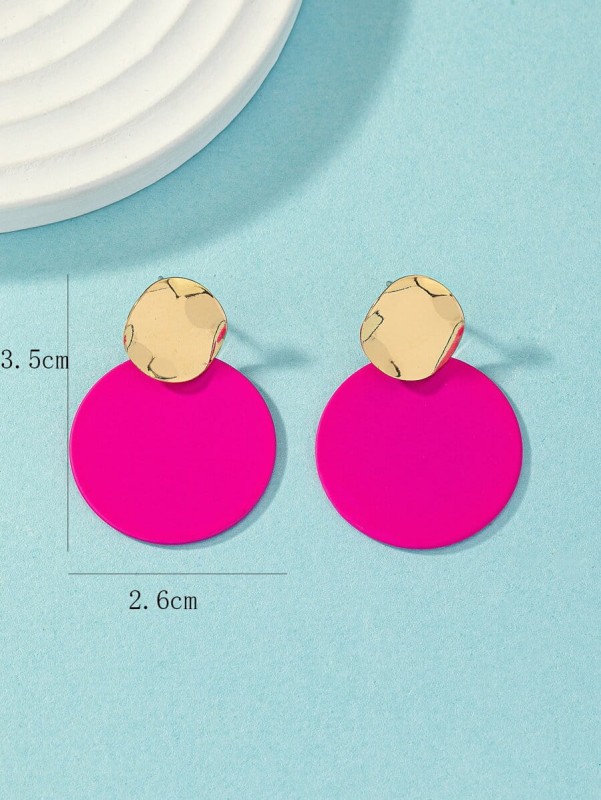 Kolczyki Pink &amp; Gold