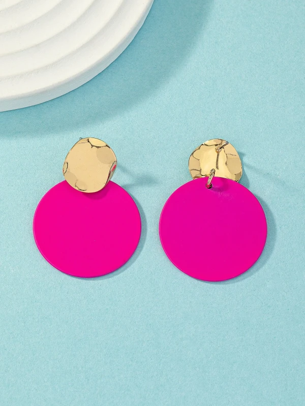 Kolczyki Pink &amp; Gold