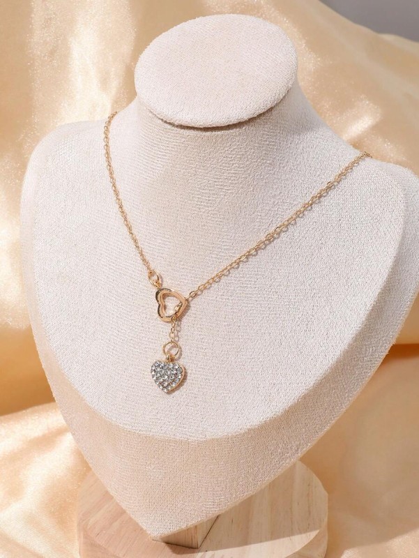 Naszyjnik krawatka Diamentowe Serce