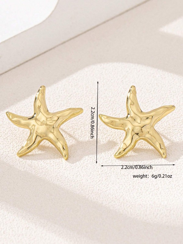 Kolczyki Golden Star