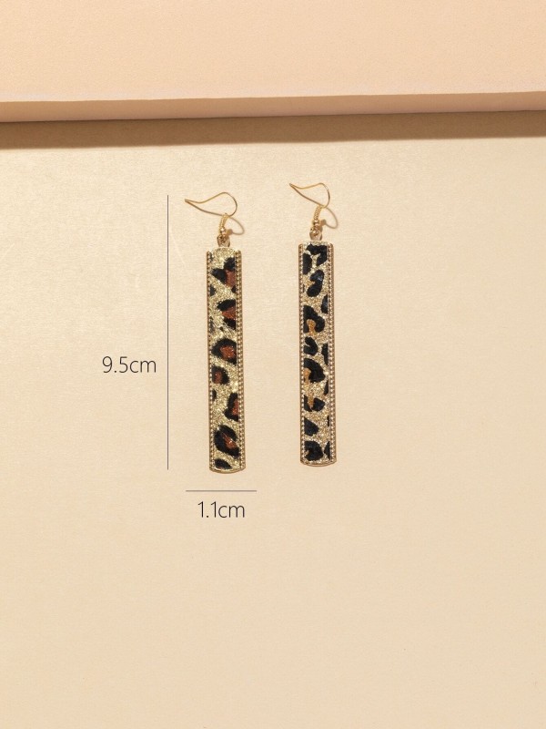 Kolczyki Leopard Stripe