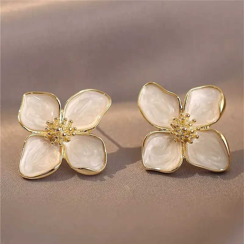 Kolczyki Porcelain Flowers