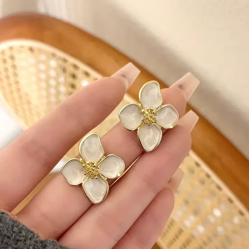 Kolczyki Porcelain Flowers