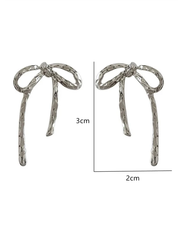 Kolczyki Silver Bow