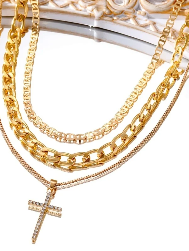 Naszyjnik Triple Cross