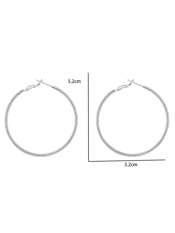 Kolczyki Srebrne Koła