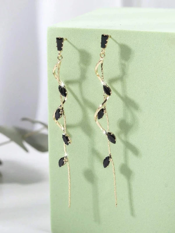 Kolczyki Serpentine Black