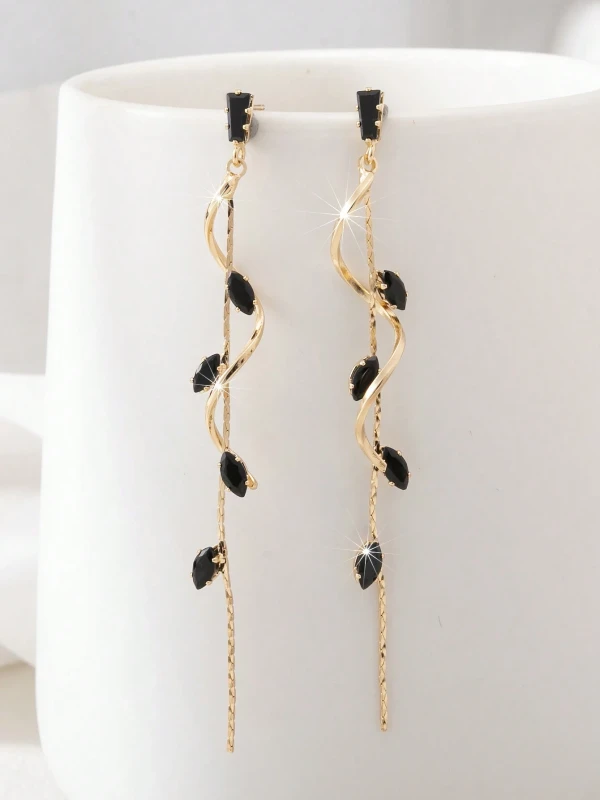 Kolczyki Serpentine Black