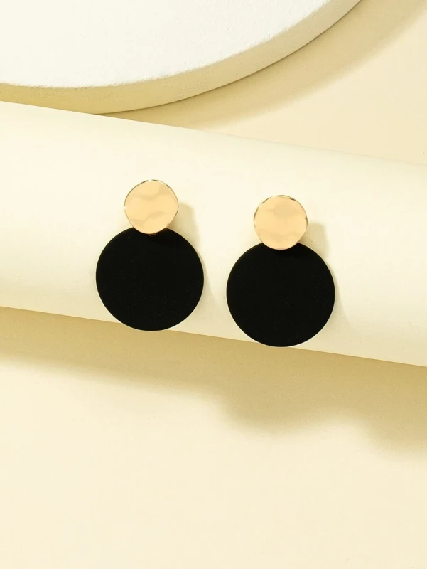 Kolczyki Black and Gold
