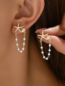 Kolczyki Shell & Pearl