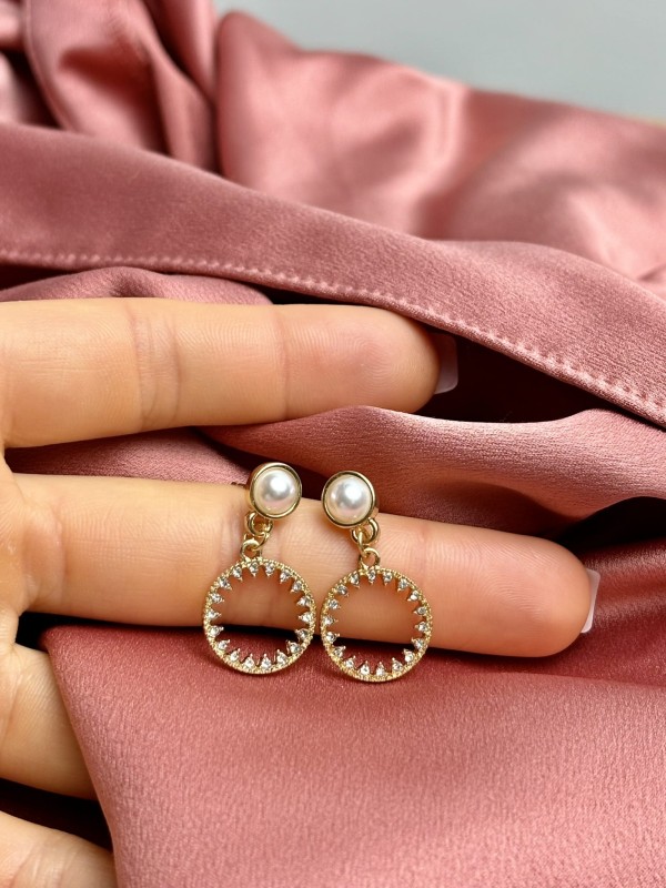 Kolczyki Cogwheel Pearls