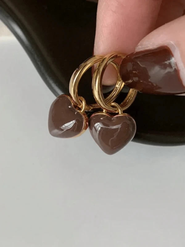Kolczyki Brown Antique