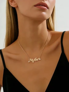 Naszyjnik złoty Mother Pearl