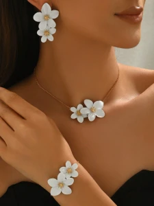 Zestaw Ivory Garden kwiaty białe