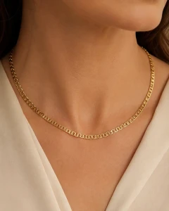 Naszyjnik Golden Rhythm złoty łańcuchowy